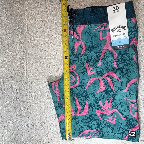 Billabong Board Shorts Pro Performance Recycler Sundays Swim Trunk Surf Mens 30 - Picture 7 of 8